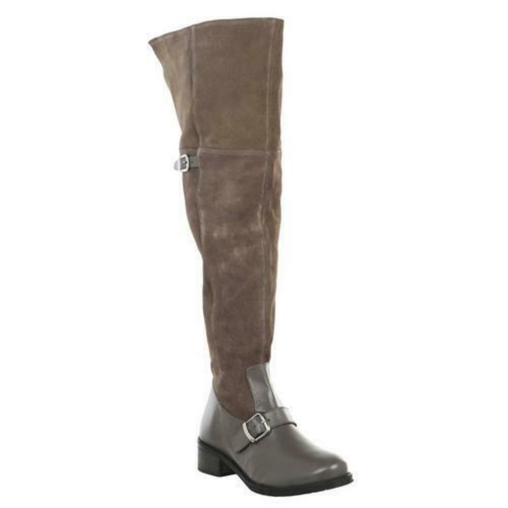 Matisse Lola Over The Knee Side Zip Boots Sz 7W
